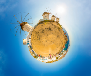 mykonos island 360°